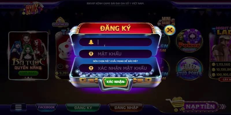 Cách đăng ký Rikvip chi tiết